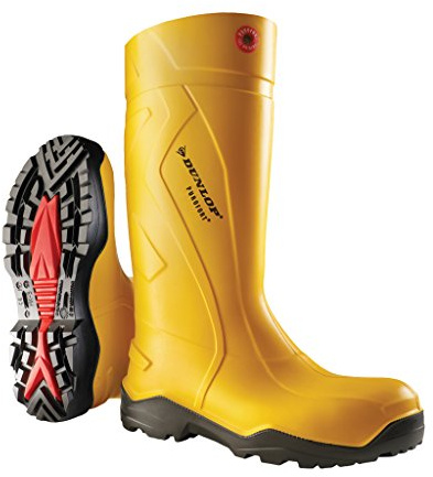 Dunlop C762241 S5 PUROFORT+ Unisex vuxen säkerhetsstövlar, Gul gul geel 02, 44 EU