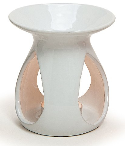 levandeo Cera Cerámica Negro, Blanco o Rojo – Lámpara de Aceite Aroma lámpara para Aroma – Aceite aromático/Ambientador