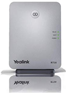 Yealink RT30 DECT Repeater, Plug & Play, Range Extender with Elegant Design, HD Voice, LED Display, Up to 6 Repeaters per Base Station, Wall Mountable, W60B/W70B/W52 Base Station Compatible