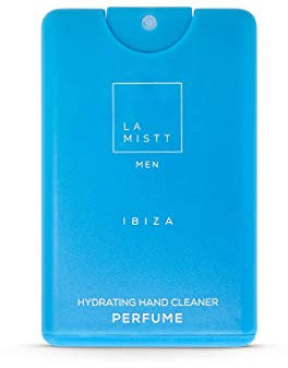 Desinfectante de manos perfumado Ibiza. 1 Ud - 70% alcohol. - Perfume Desinfectante de manos en spray de bolsillo La Mistt