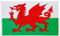 PHENO FLAGS Wales Flagge 90x150cm - wetterbeständige Fahne mit Messingösen, 100% Polyester, robuste Doppelnaht & in lebendigen Farben - ideal für Flaggen-Liebhaber