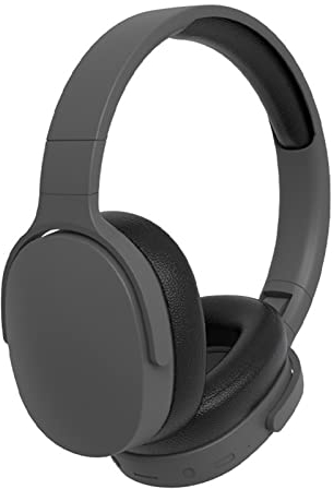 Casque Bluetooth sans fil HiFi pliable intelligent réduction du bruit réglable avec microphone, compatible Bluetooth 5.1, casque supra-auriculaire stéréo pour le sport, les voyages (noir)