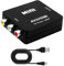 RISVOWO RCA HDMI Adapter - Wii, PS2 bis PS3, PC, Xbox & mehr - 1080P 60Hz Unterstützung mit USB-C Kabel