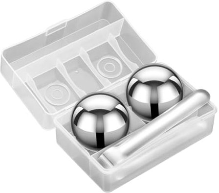 Glaçons en métal, boule de glace réutilisable de 55 mm | Outils spécialisés Gadgets pour café, bière, vodka, cocktails, vin, fêtes, camping, nourriture, fruits