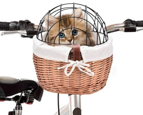 Cestino per bici per cani | Trasportino per animali domestici