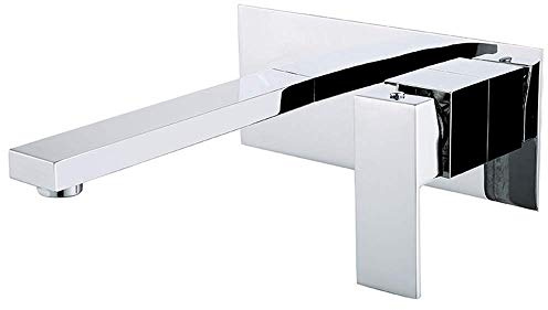 XYNSNDB Rubinetto per Bagno con Montaggio a Parete Nascosto 2 Fori con Miscelatore a Leva Singola Miscelatore per lavabo Miscelatore per Vasca Rubinetto per Vasca Decorativo Hotel Homestay Home,