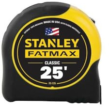 STANLEY FATMAX Tape Measure, 25-Foot (33-725)