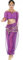 Astage Frauen Bauchtanz Anzug Kostüm Active Wear Taille-Gürtel-Sets Lila