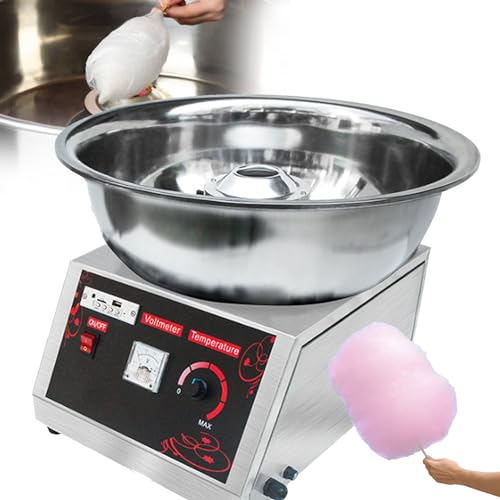 YANGYMM Electric Cotton Candy Maker, 1000W Commercial Cotton Candy Machine, Household Professional Candy Floss Machine, for Kids Birthday Party Festival Gift