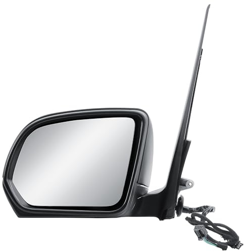 Specchio Esterno Sinistro Lato Guidatore Specchio Elettrico e Riscaldato Senza Frecce Ripiegabile Manualmente Copertura Posteriore Strutturata per Mercedes Vito W447 2014-2025