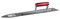 Bodenlegerglätte 450 x 90 x 1,2 mm, Kaufmann®, schmal, blank