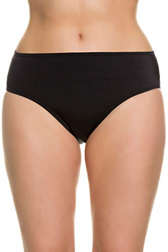 Ulla Popken Femme Grandes Tailles Culotte de Bikini, combinable de Multiples façons, SPF 20+ 691798