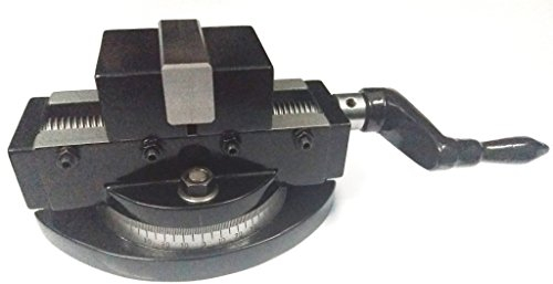 Autocentrado máquina fresadora tornillo de banco con base giratoria de 2 pulgadas (50 mm)