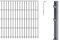 Alberts 641306 Doppelstabmattenzaun als 12 tlg. Zaun-Komplettset | verschiedene Längen und Höhen | anthrazit | Höhe 183 cm | Länge 10 m