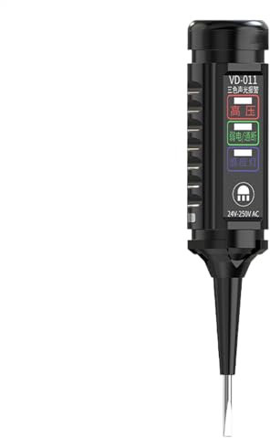 Testeur de tension, testeur de tension électrique - Détecteur de tension de stylo à testeur électrique - Test de volt non tactile, tournevis à détecteur de circuit pour le travail