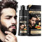 Shampoo Nero Uomo Effetto Rapido e Naturale, Shampoo Colorante Capelli Bianchi, Tintura per Capelli Bianchi Istantaneo, Colore e Duratura