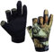 THKFISH Angelhandschuhe Jagdhandschuhe Herren Landehandschuh Hecht Angeln Geschenk Angelzubehör Tarnfarbe 1Paar