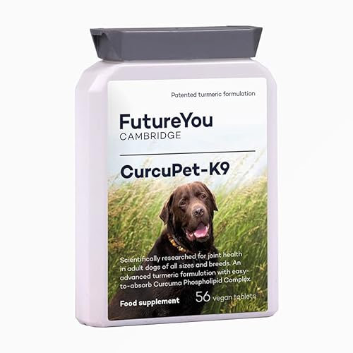 CurcuPet Turmeric Supplements – 168 Tablets – Joint Aid for Dogs and Cats with Curcuma Complex – Joint Supplements for pets by FutureYou Cambridge