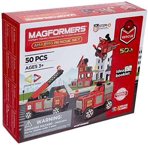 Unbekannt Magformers Amazing Rescue Set 50 Teile