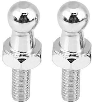 Goujon à Bille 10mm M6 2 Pièces Goujon à Bille en Acier Inoxydable de Voiture pour Vérins à Gaz