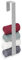 Relaxdays Handtuchhalter ohne Bohren, 45 cm, Selbstklebende Handtuchstange, Gästehandtuchhalter Bad, Edelstahl, Silber