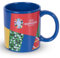 Hy-Pro Taza de cerámica con licencia oficial Euro 2024