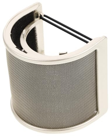 TOYANDONA Parabrisas Pantalla Reventada Forma Protector de Micrófono Antiviento Filtro Antipop para Micrófono Cubierta para Interiores para Uso Diario Estudios