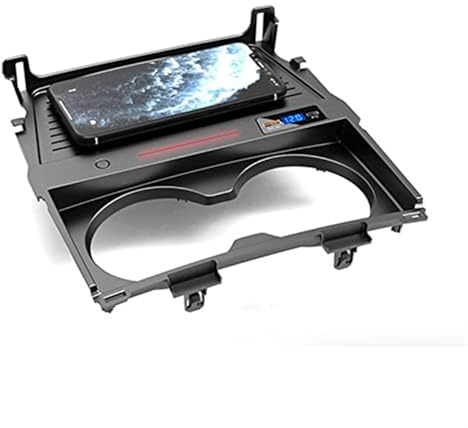 QASULER 15W Car Phone QI Wireless Charger, For Mazda, 3 BP Angkersai 2019-2022 Interior Center Retrofit Phone Wireless Charging Panel Wireless Car Charger Plate