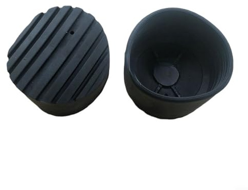 Lot de 2 tapis de pieds d'échelle en caoutchouc antidérapant de 76 mm - Accessoire pour échelle - Offre un pied sécurisé et une protection pour différents types et surfaces d'échelle