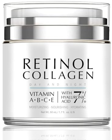 Instant Lifting Face Cream, Retinol Creme Gesicht & Kollagen Creme, Feuchtigkeitscreme mit Hyaluronsäure, Für Pore Minimizing & Antioxidativ, Tägliche Gesichtspflege gegen Falten & Feine Linien