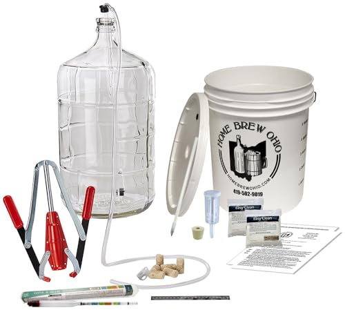 Winemakers Depot BT-IIWK-VISS Premium Wine Making Equipment Kit - with Auto-Syphon