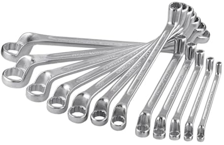 STAHLWILLE Doppelringschlüssel-Satz, tiefgekröpft, 13-teilig