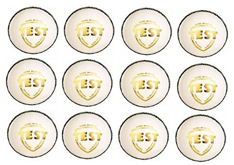 SG diseño de Pelota de críquet Prueba Blanco 12 Ball Set 100% Original Piel