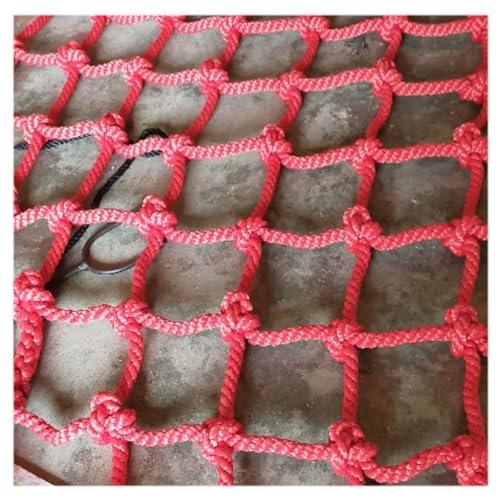 amhea Kletternetz Treppen Balkon Schutzseil Netz, Sicherheitsnetz Kinder, Draussen Dekor Netz Schutz Zaun Kletternetz Outdoor-Kletternetz Fitness Net (Color : 12X12cm, Size : 1X2m/3.3X6.6ft)