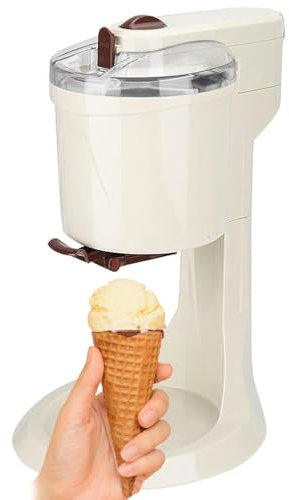 GAYAYAS Machine à crème glacée Molle 1000 ML, Fabrication de crème glacée Molle Faite Maison, Glaces, sorbets, Petite Machine à crème glacée pour la Cuisine de Bricolage à Domicile