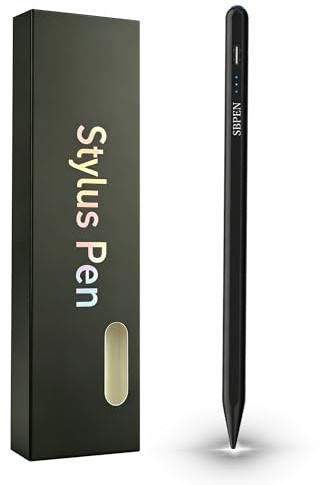 Stylet pour Samsung Galaxy Tab A11+Plus/A11/A9+/A9, Stylet Numérique pour Tablettes Android, Précis sans Retard, Allumage/Éteignage à Un Clic,Longue Durée de Vie de Batterie (Noir)