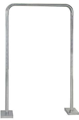 Rottner Briefkastenständer Edelstahl geeignet für BKS Briefkastenanlage freistehende Montage Montagematerial Bohranleitung inklusive