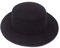 Upstore Unisex Fedora-Hut aus klassischer Wollmischung, flache Kirchen-Derby-Kappe, flach für Hochzeit, Party, Talentshow, Aufführung