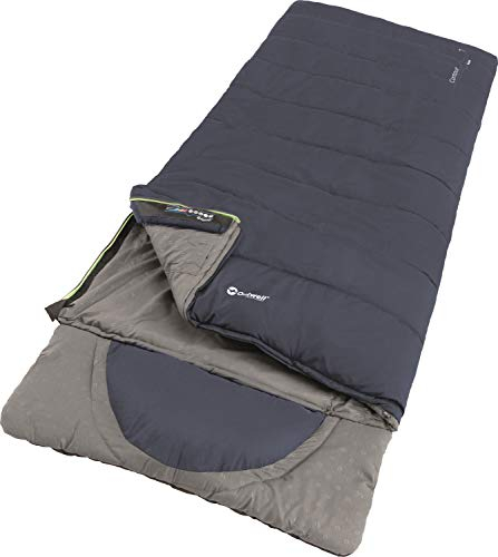 Outwell Contour Lux Deep Blue Gigoteuse Crem.Gauche. Schlafsack, Blau, Talla única