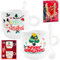 Weihnachtstasse Tassen 2er Set Merry Xmas Tee Tasse,Lustige Geschenke Weihnachtsdeko Paar Tassenpaare Becher-Geschenk-Set，Weihnachtstassen Elch + Weihnachtsbaum-Muster, Tasse Weihnachten 260 ML