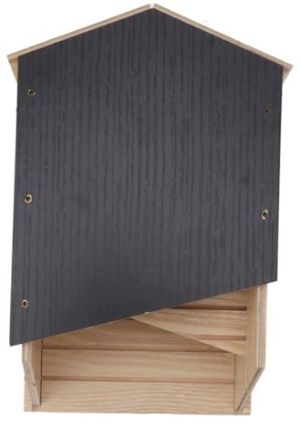 Outdoor Wooden Double Chamber Bat House - Weather-Resistant Bat Box, Shelter for Bats, Easy to Install, Ideal for Garden, Patio, Yard