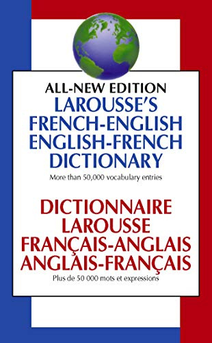 Larousse's French-English English-French Dictionary: Dictionnaire Larousse Francais-Anglais, Anglais-Francais