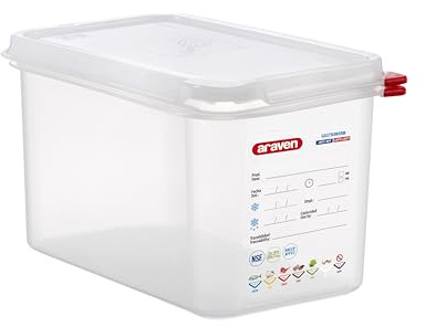 Araven Gastronorm Ermetico 1. 4 L. 4,3 265 x 162 x 150