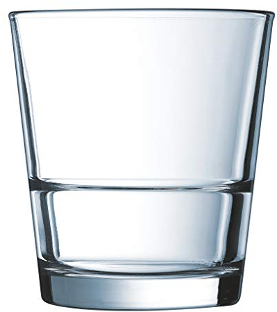 Arcoroc Arc H5646 Stack Up Lot de 6 Verres à Whisky Transparent 32 cl