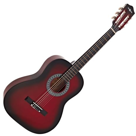 3/4 Classical Guitar, Redburst, by Gear4music