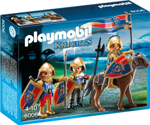 PLAYMOBIL Knights 6006 Spähtrupp der Löwenritter, Ab 4 Jahren