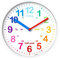 Acctim- Wickford Kids Reloj de Pared Infantil, Color Blanco, Talla única (22522)