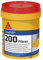 SikaFill 200 Fibras, Pintura acrílica con fibras de vidrio para impermabilización de cubiertas visitables y especial para puenteo de fisuras, Rojo, 1kg