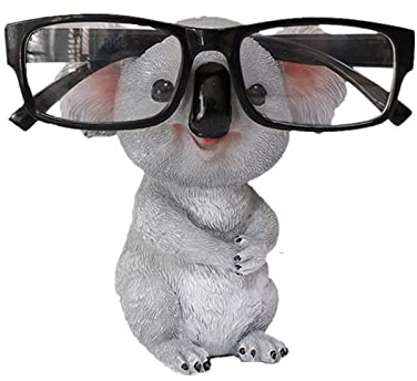 Qiny Söt glasögonhållare koala glasögonhållare, glasögontillbehör för dekorativt skrivbord/hem/kontor