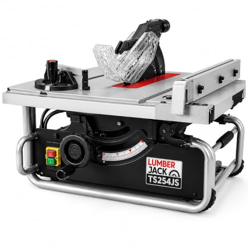 Lumberjack Jobsite Table Saw 10 254mm 2000W Compact Bench Saw Woodworking